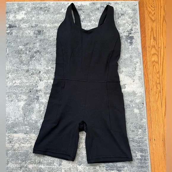 NWOT! Athleta Salutation Bike Suit Shortie, SZ Small, Black. - Picture 5 of 9